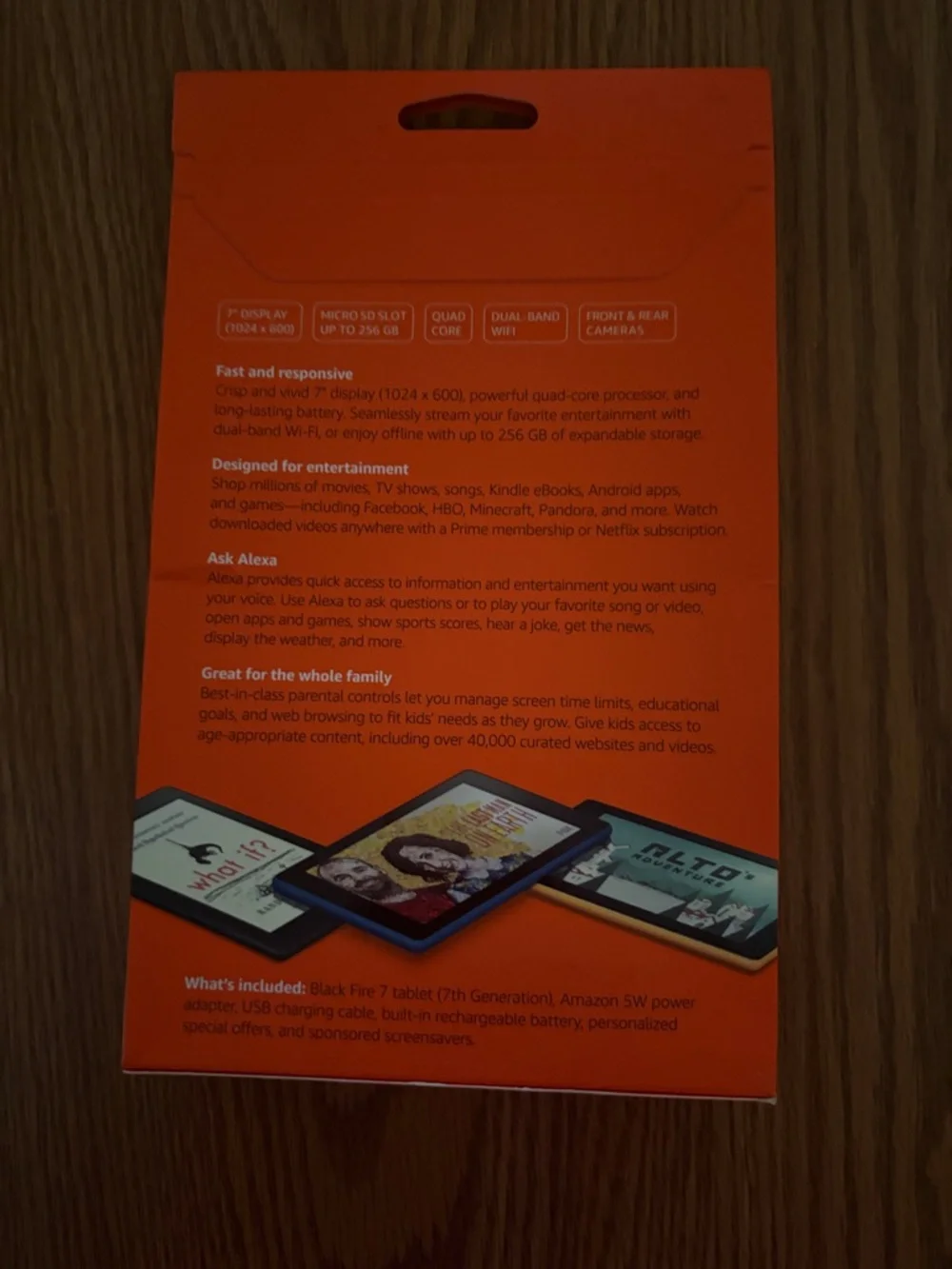 Amazon Fire 7 Tablet with Alexa - *Opened box* ‼️please read full description ‼️